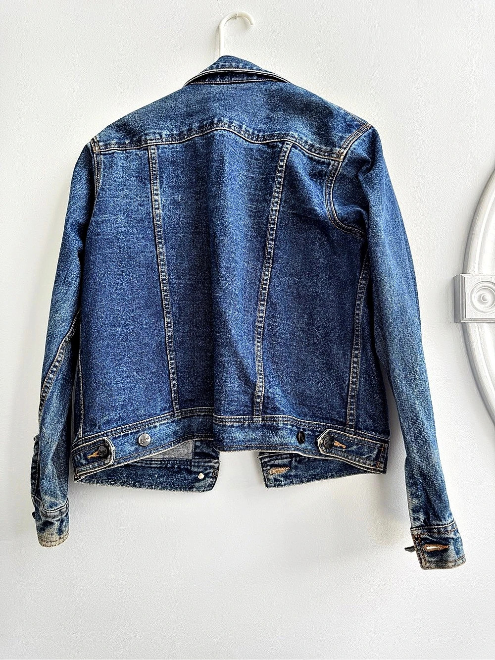 Candie's Blue Denim Jean Jacket Size Medium - Picture 6 of 6